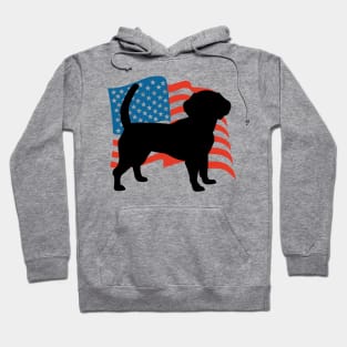 Beagles USA America - Dog Lover Dogs Hoodie